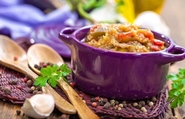Purée d'aubergine light au cookeo