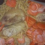 Cuisses de poulet épices paysannes pâtes et carottes au multicuiseur cookéo