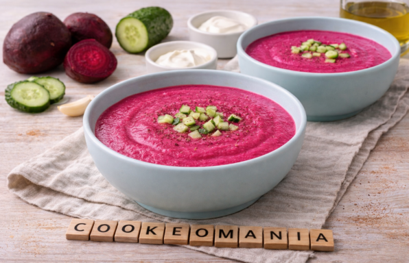 Ce velouté froid de betteraves au Cookeo est l’idée fraîche et colorée à tester dès les beaux jours
