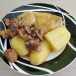Cuisse de poulet pommes de terre et marrons au cookéo