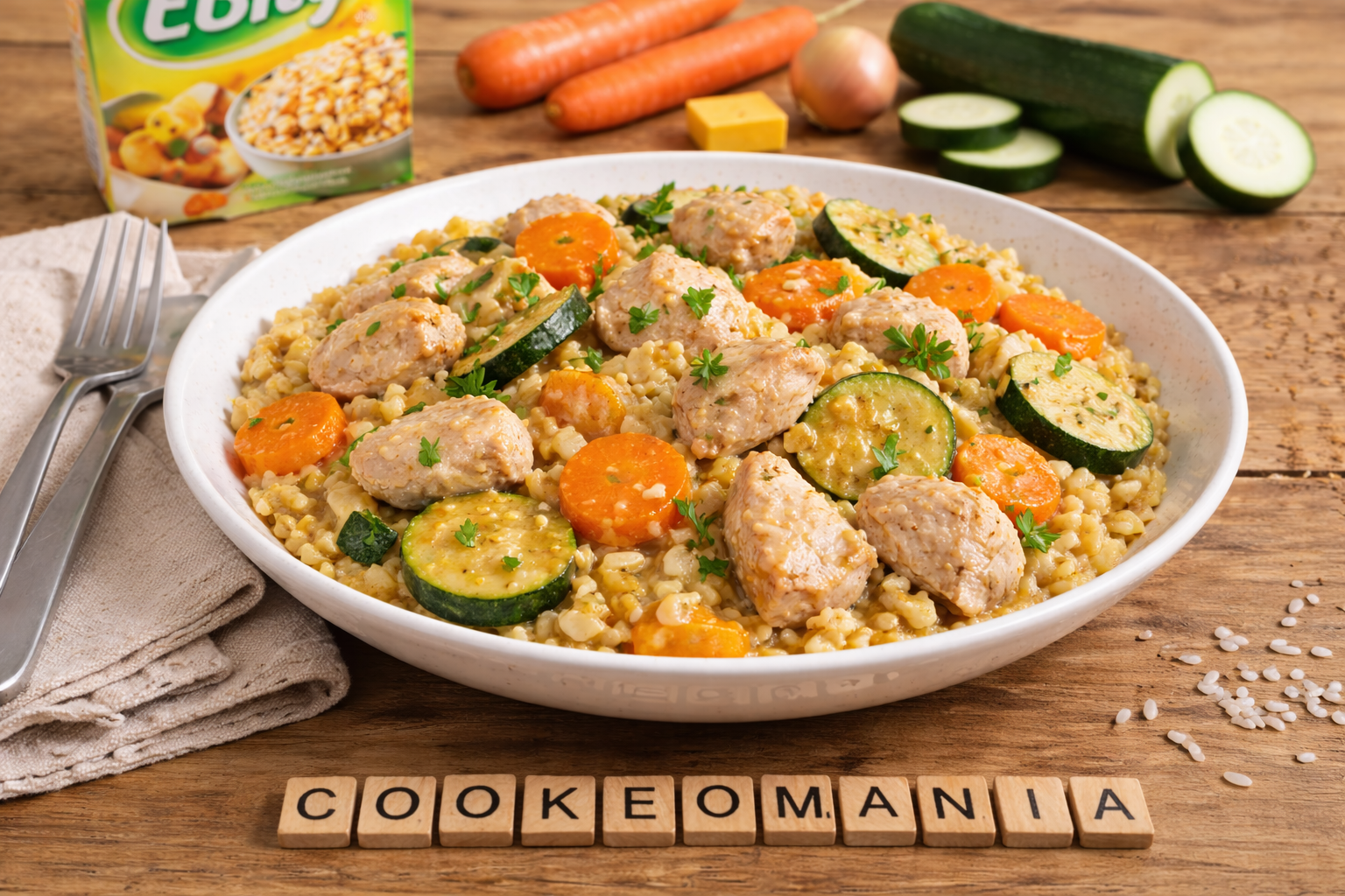 Dinde aux légumes et son Ebly au Cookeo le plat complet, simple et parfait pour les repas de semaine