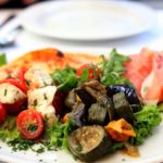 Salade aubergine miel chèvre au cookeo