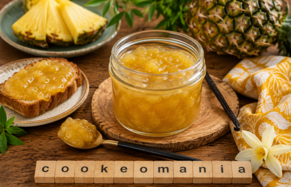 Confiture ananas vanille