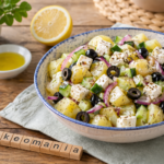 Pommes de terre à la grecque au Cookeo : une salade fraîche, facile et pleine de saveurs au cookéo