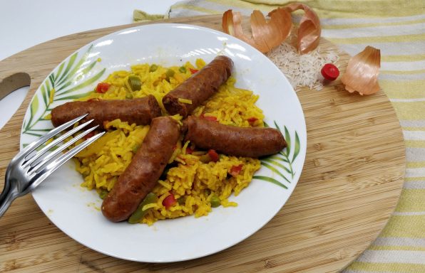Riz aux merguez façon paella au cookeo