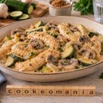 Poulet crémeux à la moutarde, courgette et champignons à l'autocuiseur Moulinex