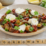 Salade d’aubergines fondantes au miel et chèvre au Cookeo au robot multi-cuiseur cookéo