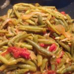 Haricots verts à la tomate au cookeo