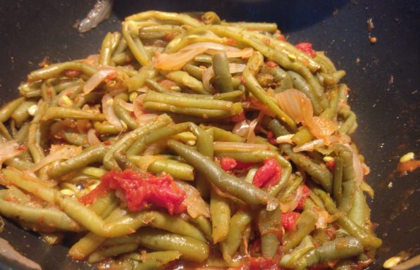 Haricots verts à la tomate au cookeo