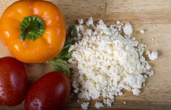 Poivron, tomate et feta au cookeo