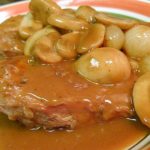 Poulet aux champignons à la tomate à l'autocuiseur Moulinex