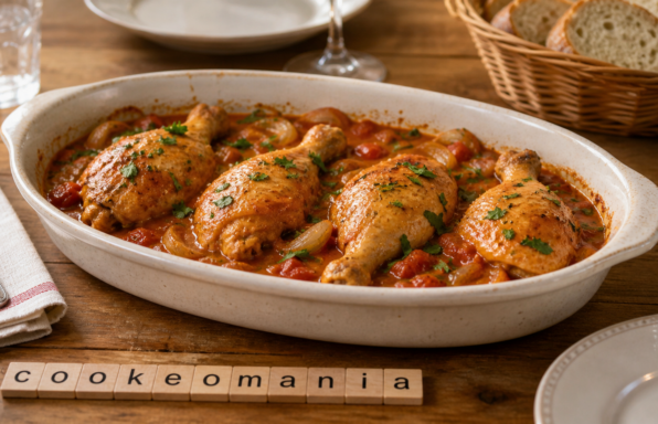 Poulet en sauce rapide au Cookeo, des cuisses fondantes dans une sauce maison toute simple