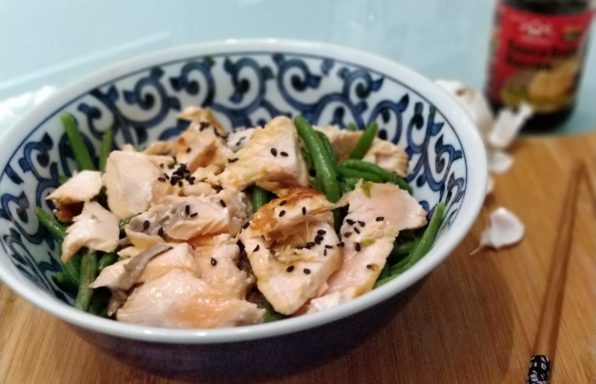 Saumon et haricots verts à la Japonaise au Cookeo