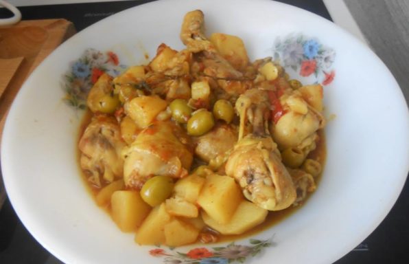 Poulet aux Olives vertes au cookeo