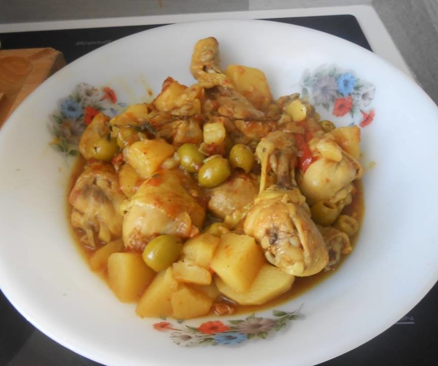 Recette Cookeo Poulet Aux Olives Vertes Et Pommes De Terre Au