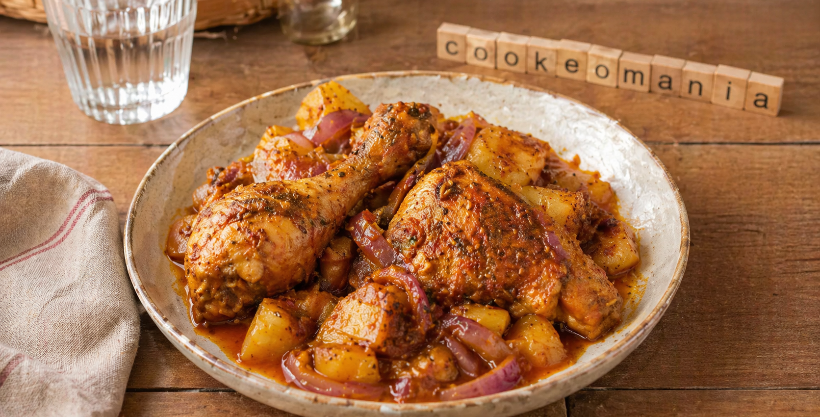 Poulet aux pommes de terre et épices au Cookeo un plat fondant et parfumé pour toute la famille