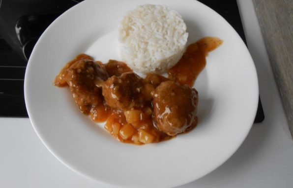 boulette de viande sucree salee au cookeo