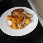 Cuisses de poulet sauce moutarde et paprika et ses petites pommes de terre à l'autocuiseur cookéo