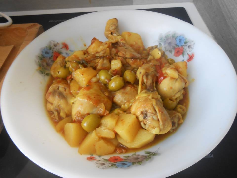Poulet aux Olives vertes au cookeo