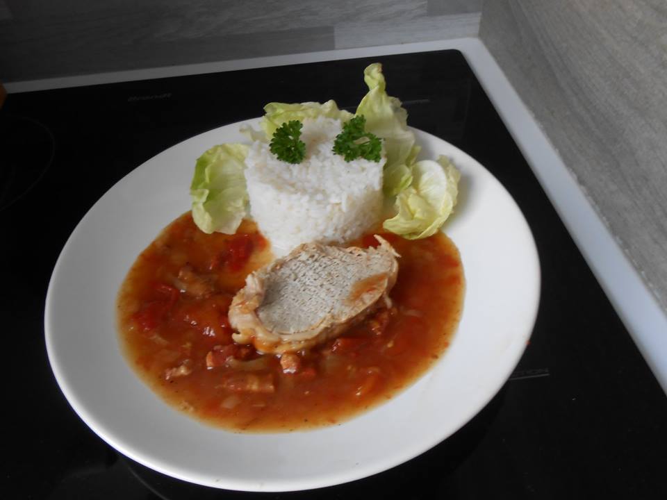 Roti de porc tomates au cookeo