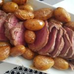 Rôti de boeuf et pommes de terre Grenailles