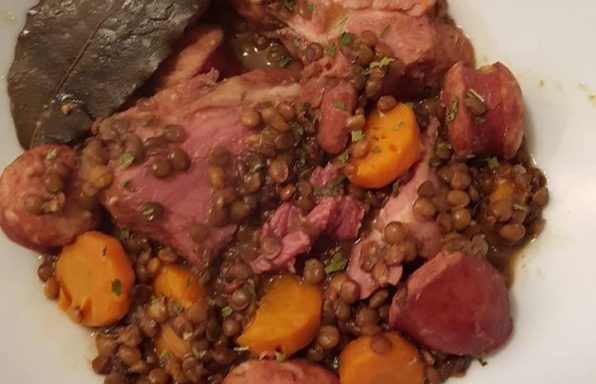 Petit salé aux lentilles de La cuisine de Bibi au cookeo