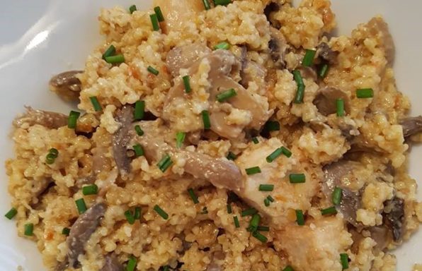 Quinoa à la dinde et champignon au cookeo