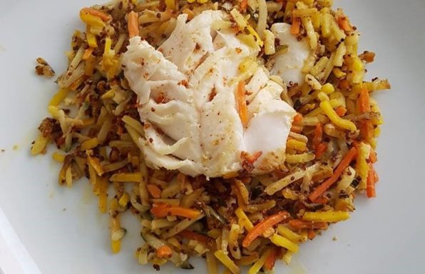Cabillaud julienne de légume aua cookeo La cuisine de Bibi