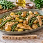 Aiguillettes de poulet, grenailles et haricots verts au robot multi-cuiseur Moulinex