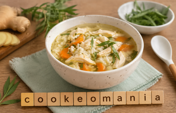 Bouillon de poulet à l’estragon au Cookeo une recette légère, parfumée et réconfortante