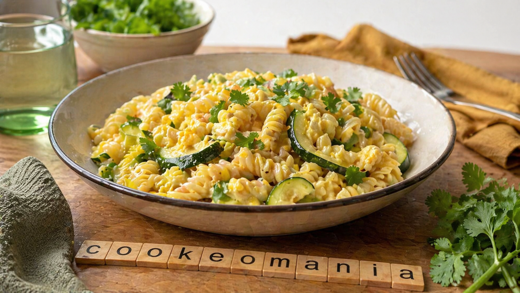 Nouilles au curry et tagliatelles de courgettes au Cookeo un repas rapide et plein de saveurs