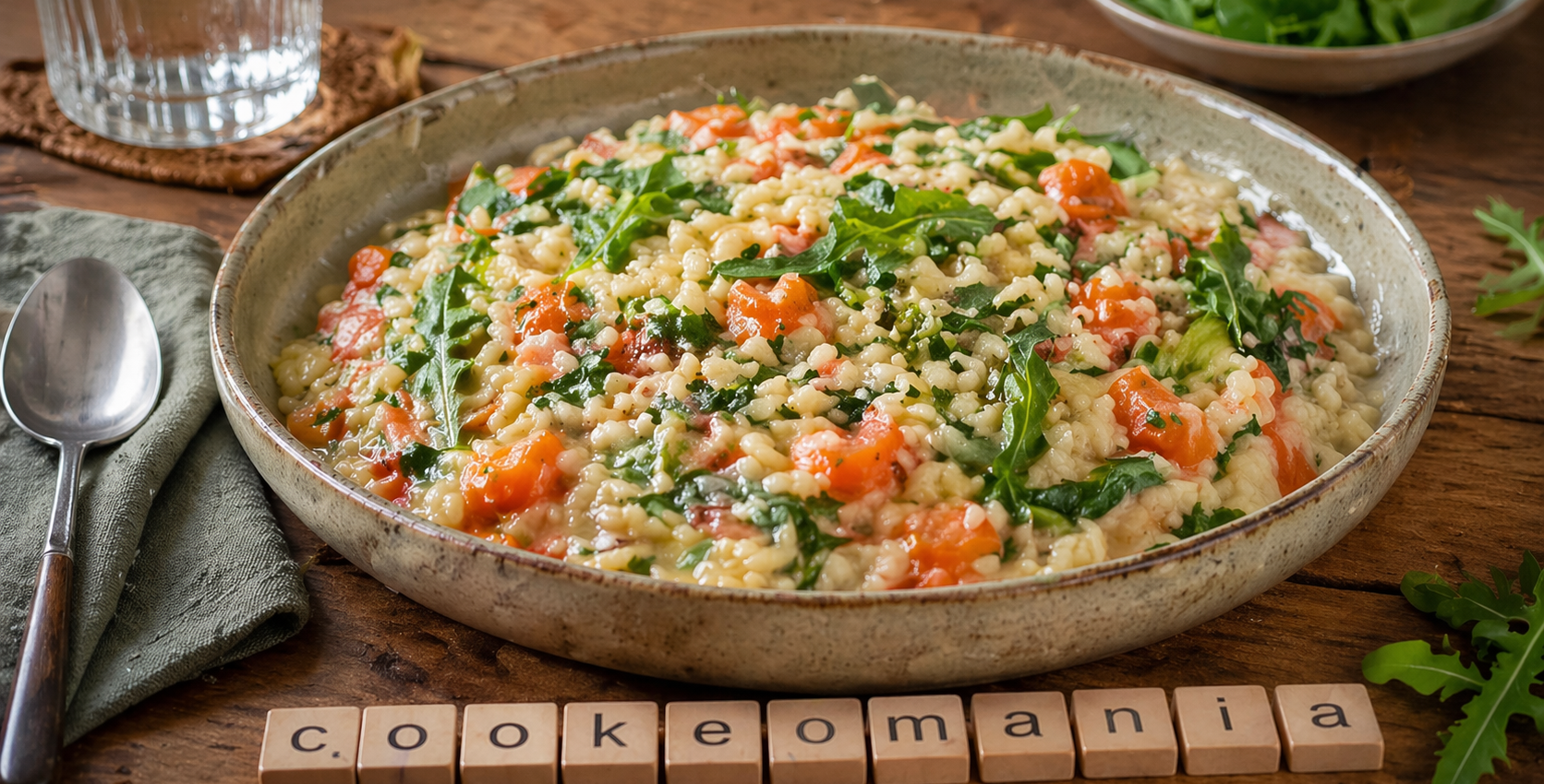 Risotto carottes et roquette au Cookeo une recette crémeuse et pleine de fraîcheur