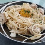 Spaghetti au Boursin et poulet à l'autocuiseur Moulinex