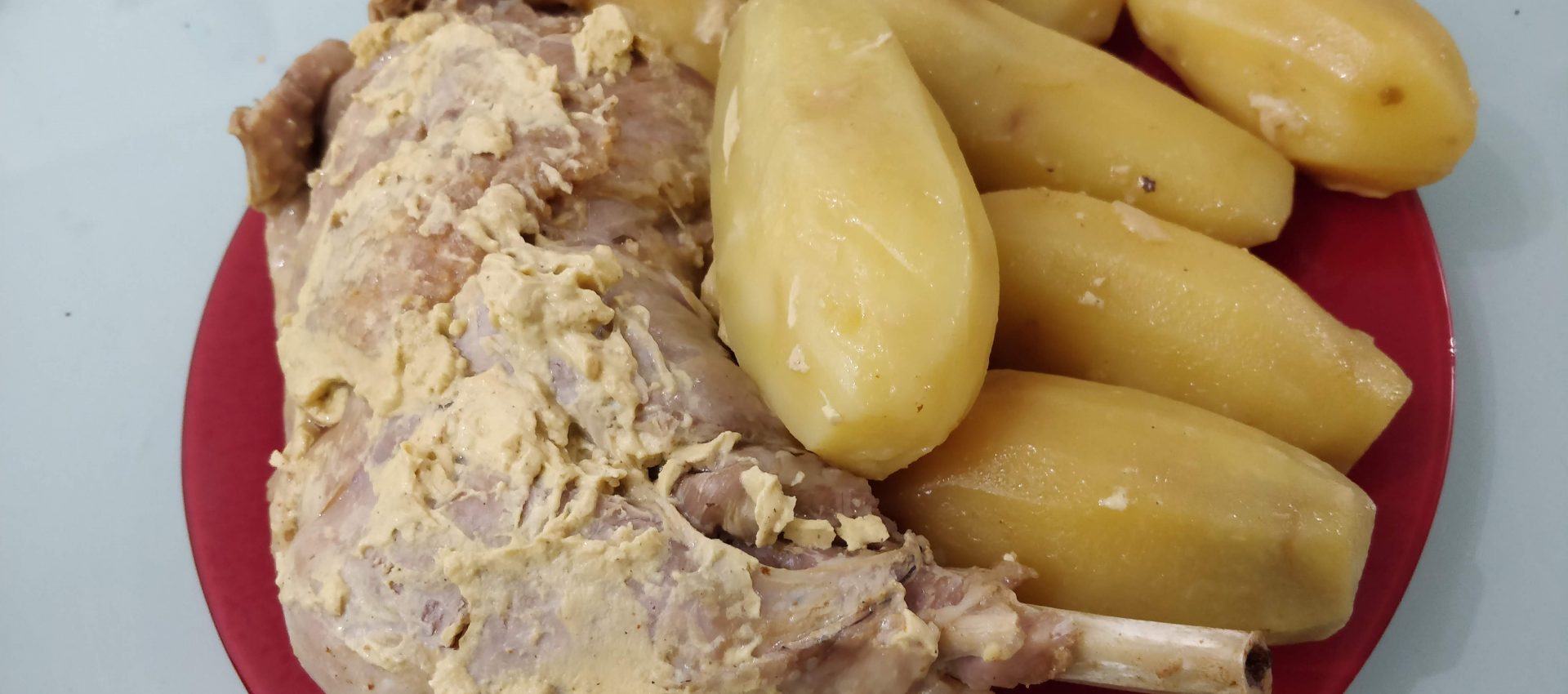Cuisse de dinde à a moutarde et pomme de terre au cookeo