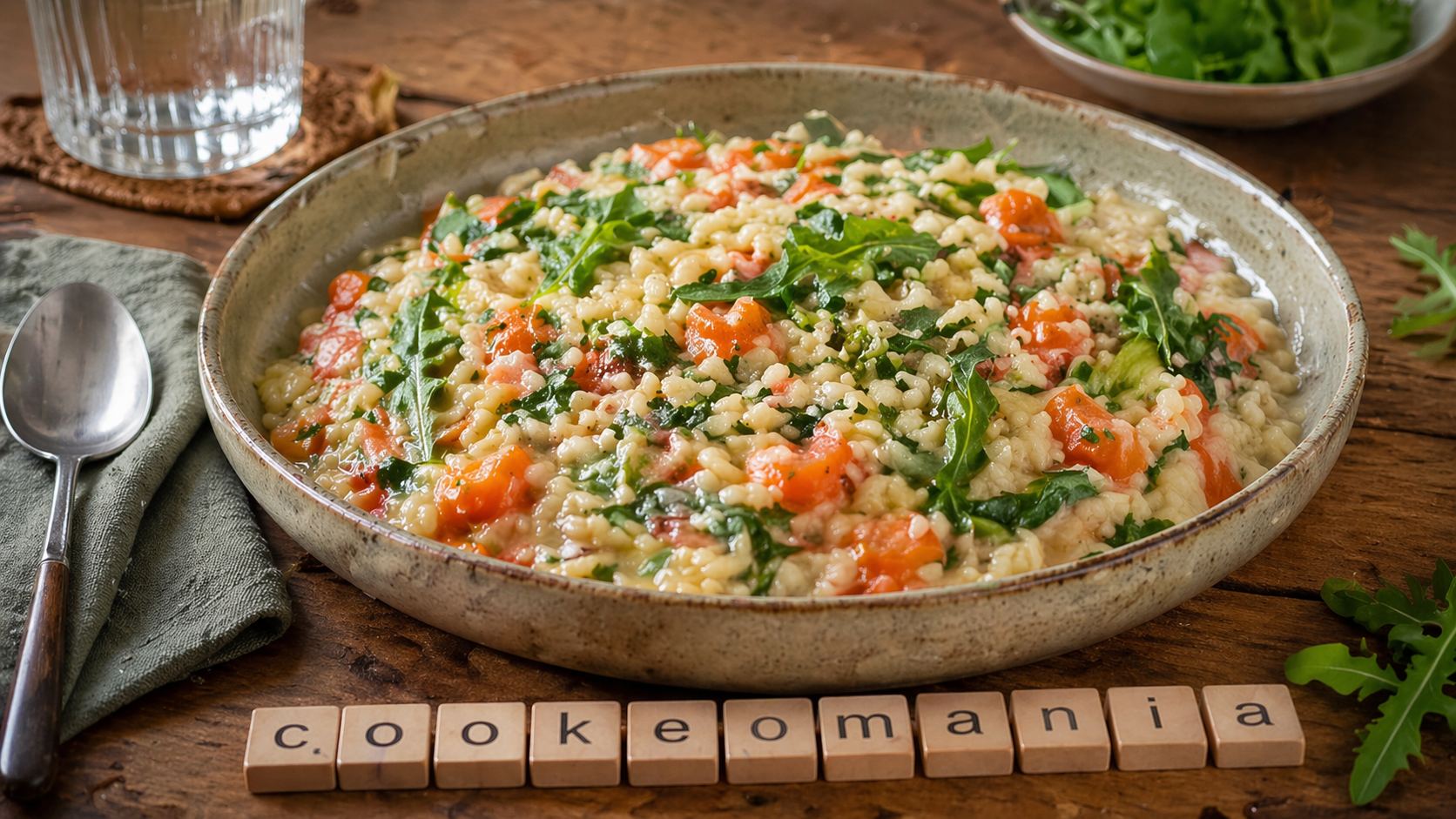 Risotto carottes et roquette au Cookeo une recette crémeuse et pleine de fraîcheur