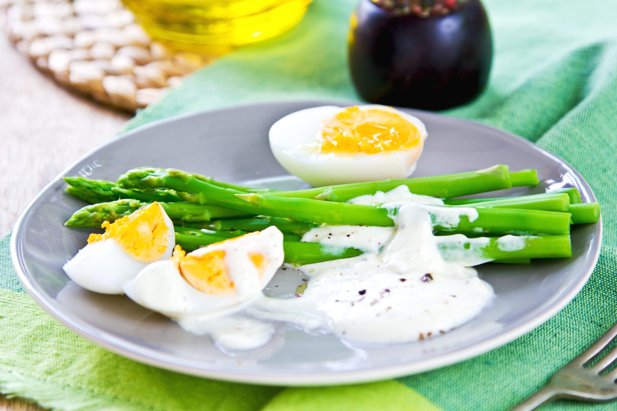 Asperges au fromage blanc ww au cookeo
