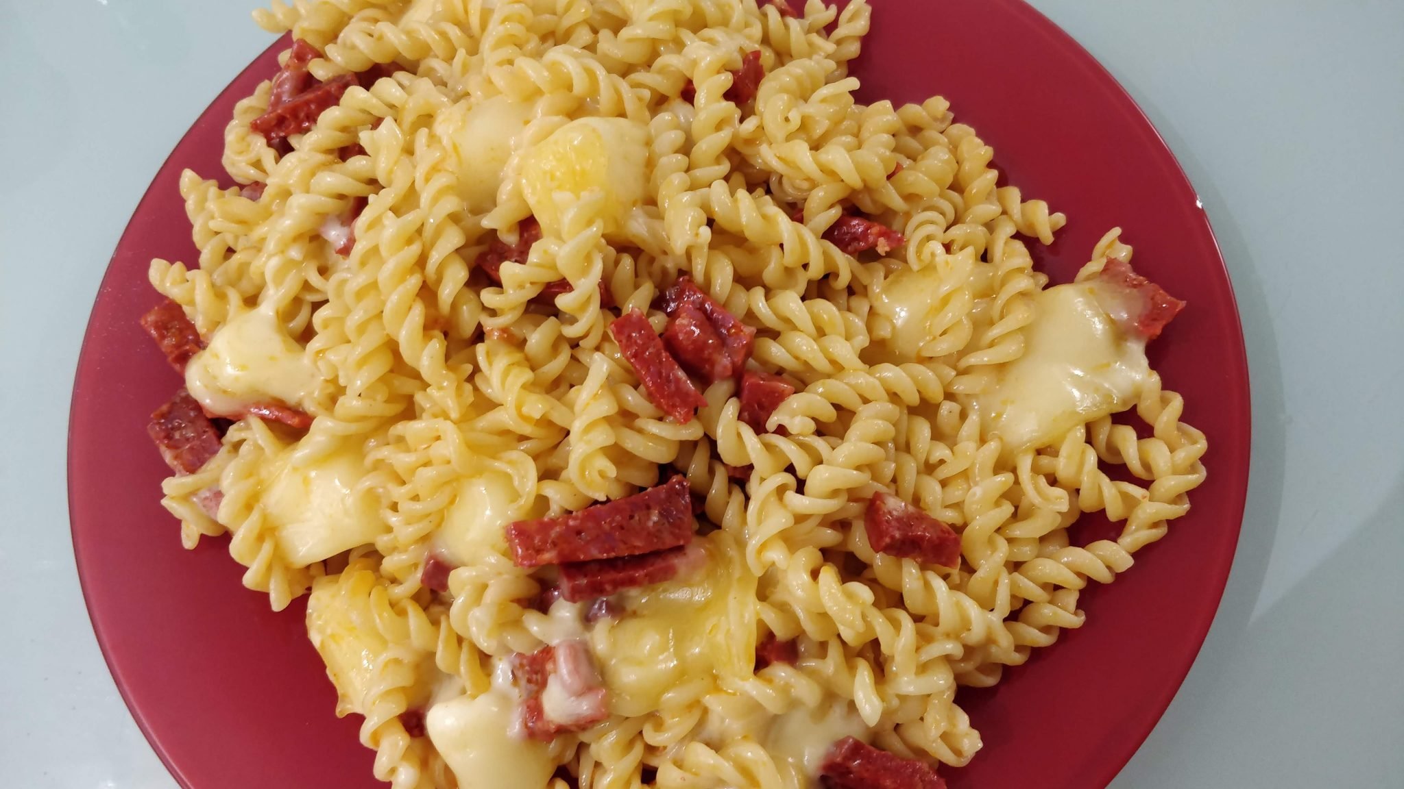 Pâte chorizo raclette au cookeo