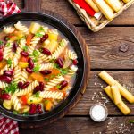 Soupe Minestrone pâtes et légumes au robot multi-cuiseur Moulinex