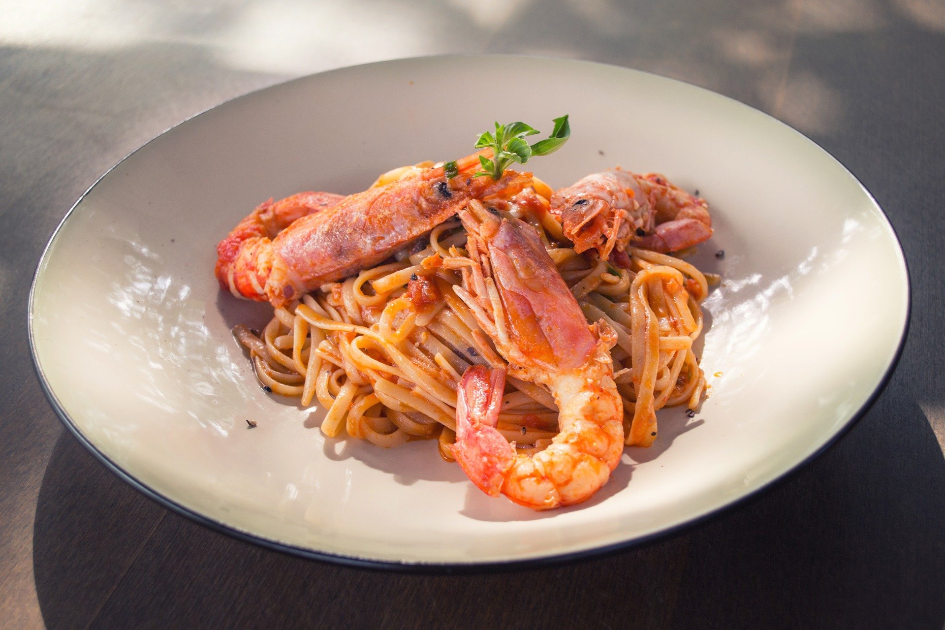 Linguine aux crevettes au cookeo