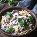 Linguines crémeux aux champignons au robot multi-cuiseur cookéo