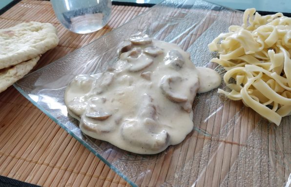 Escalope de veau à la crème