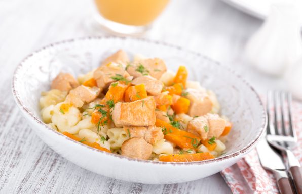 Poulet aux carottes gingembre et estragon au cookeo