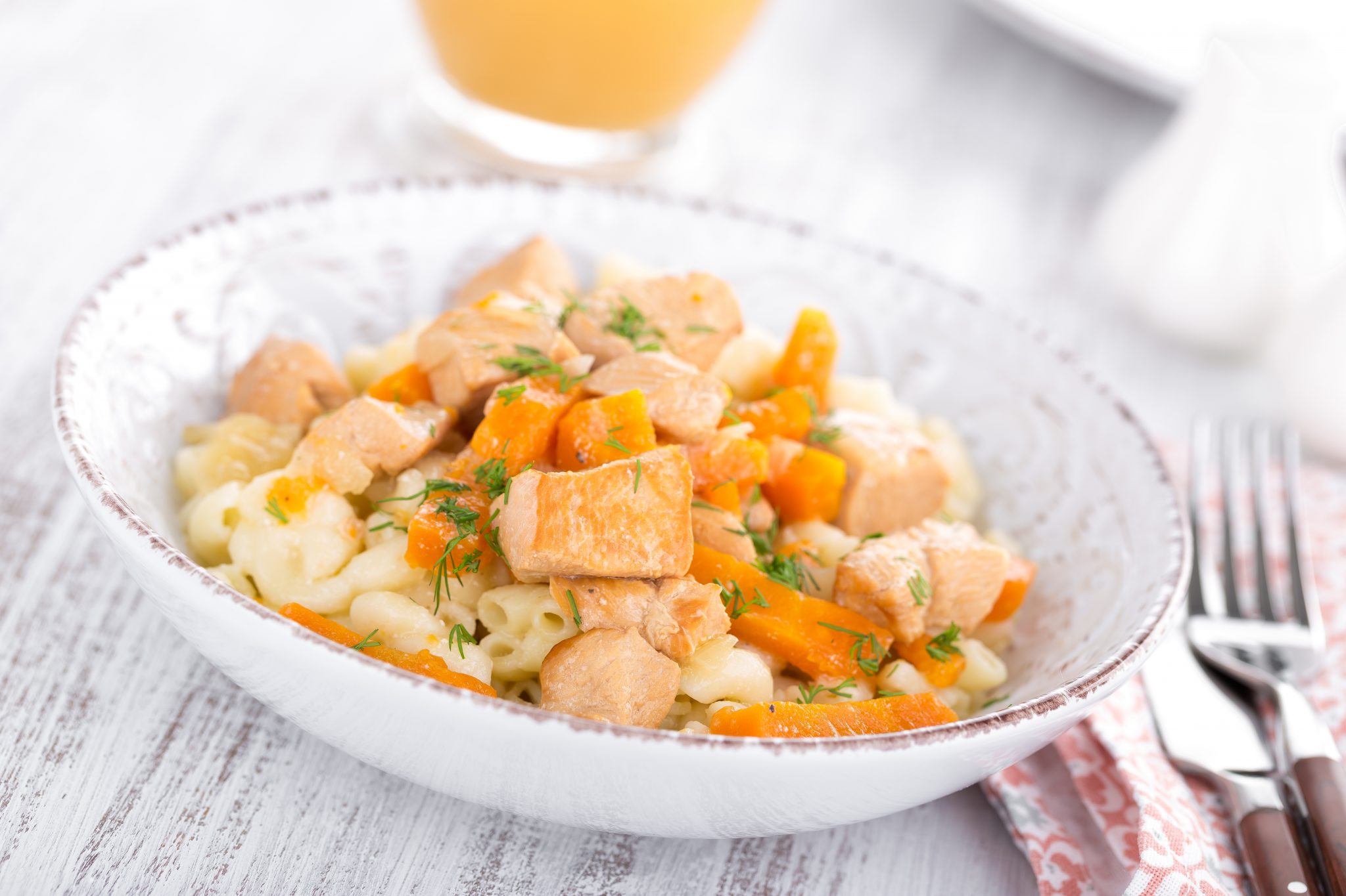 Poulet aux carottes gingembre et estragon au cookeo