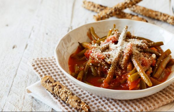 Haricots verts sauce tomate au cookeo