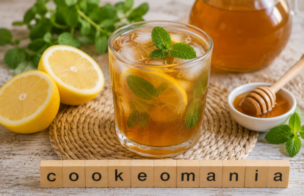 Thé glacé maison citron-menthe au Cookeo, frais et désaltérant