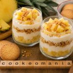 Verrines d’ananas fondant à la vanille et palets bretons au robot multi-cuiseur Moulinex