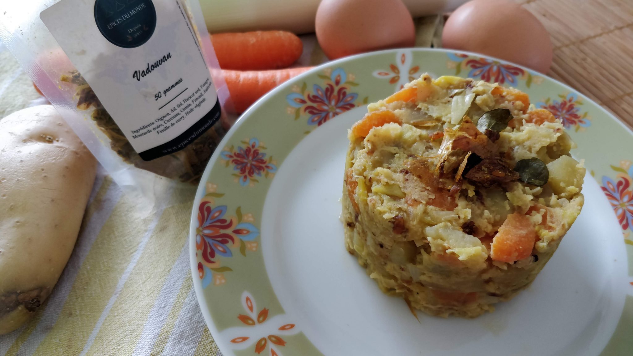 Brouillade de légumes aux épices Vadouvan