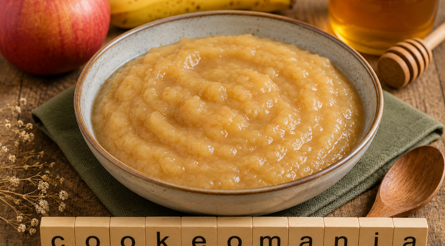 Compote pommes-bananes au miel au Cookeo