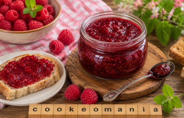 Confiture de framboises maison