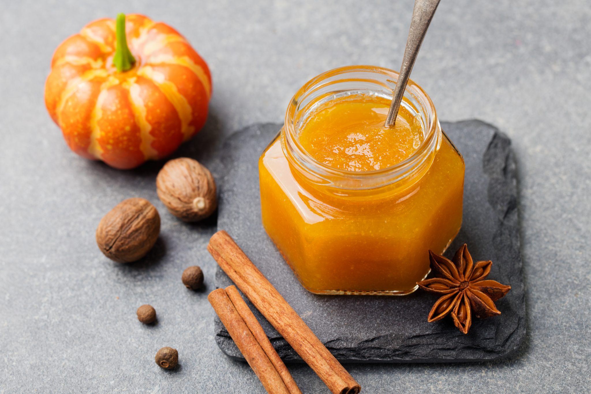 Confiture de potiron aux épices et aux noix au cookeo